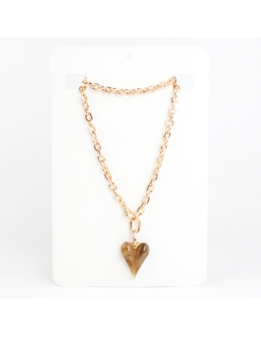 Collar Cadena y Dije Resina