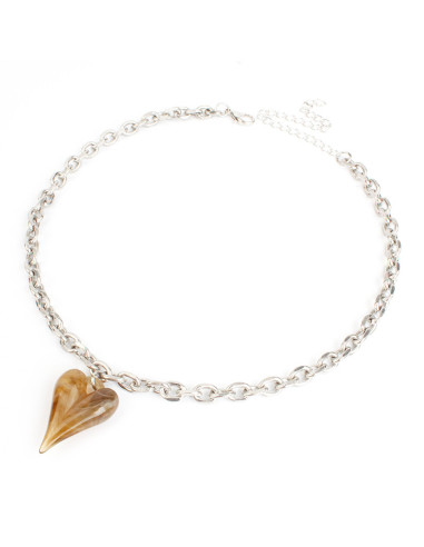 Collar Cadena y Dije Resina