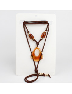 Collar Corbatero de Gamuza | Infinita Moda