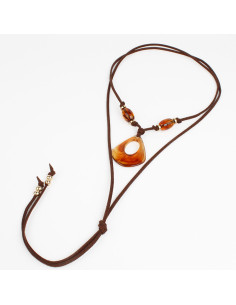 Collar Corbatero de Gamuza | Infinita Moda