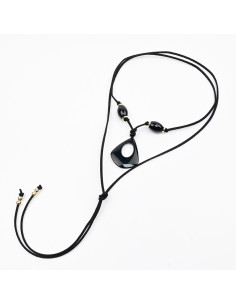 Collar Corbatero de Gamuza | Infinita Moda