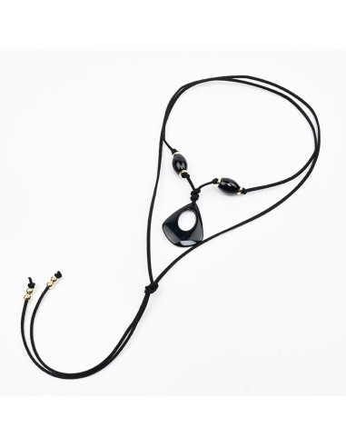 Collar Corbatero de Gamuza | Infinita Moda