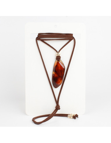 Collar Corbatero de Gamuza