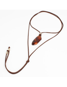 Collar Corbatero de Gamuza