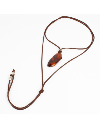 Collar Corbatero de Gamuza