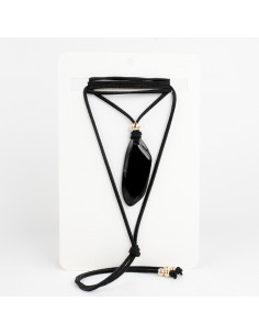 Collar Corbatero de Gamuza