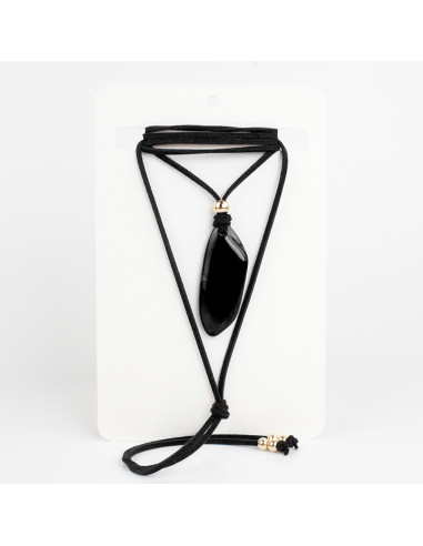 Collar Corbatero de Gamuza