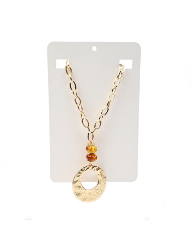 Collar Cadena y Acrílico | Infinita