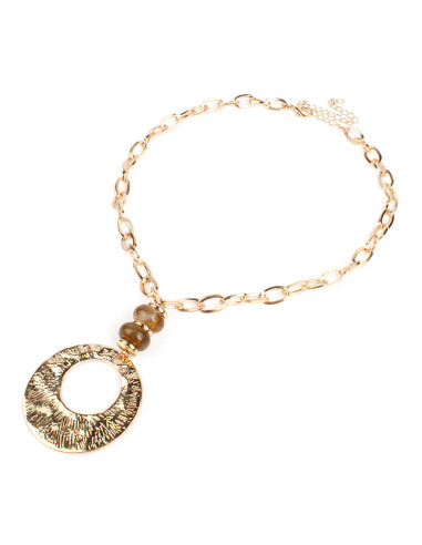 Collar Cadena y Acrílico | Infinita