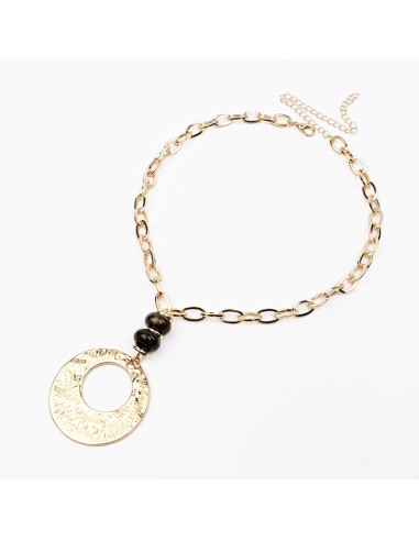 Collar Cadena y Acrílico | Infinita