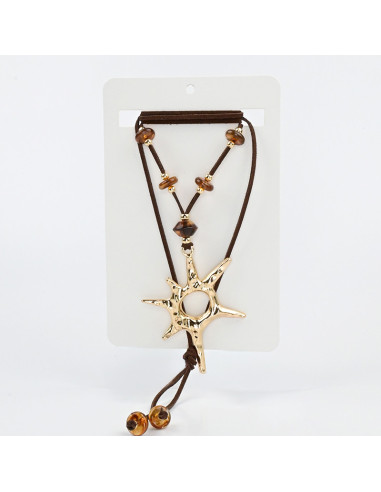 Collar de Gamuza Boho | Infinita Moda