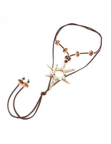 Collar de Gamuza Boho | Infinita Moda