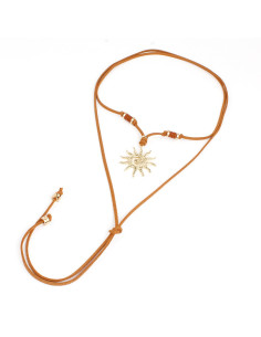 Collar Corbatero de Gamuza