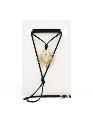 Collar de Gamuza y Dije | Infinita Moda