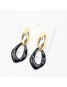 Aro Dorado y Acrílico | Infinita Moda