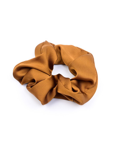 Scrunchie Seda Canela