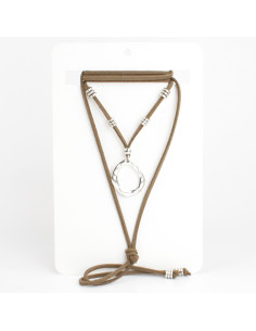 Collar Corbatero de Gamuza | Infinita Moda