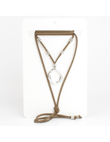 Collar Corbatero de Gamuza | Infinita Moda