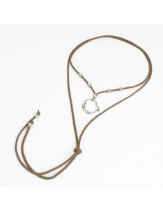 Collar Corbatero de Gamuza | Infinita Moda