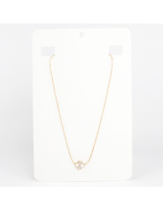 Collar de Cadena y Strass | Infinita Moda