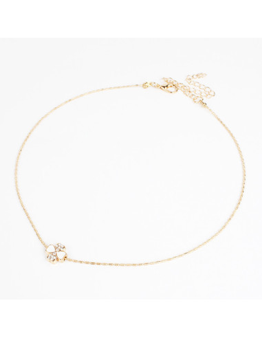 Collar de Cadena y Strass | Infinita Moda