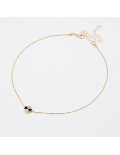 Collar de Cadena y Strass | Infinita Moda