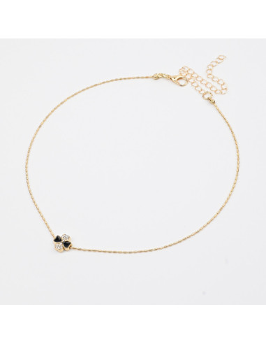 Collar de Cadena y Strass | Infinita Moda