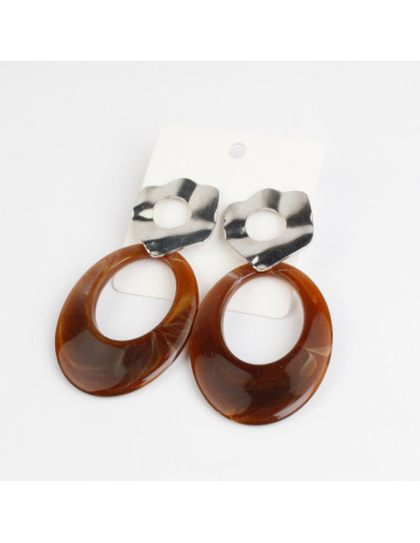 Aro Níquel y Acrílico | Infinita Moda