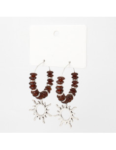 Aro Sol y Vidrio| Infinita Moda