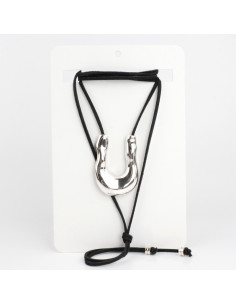 Collar de Gamuza y Dije | Infinita Moda