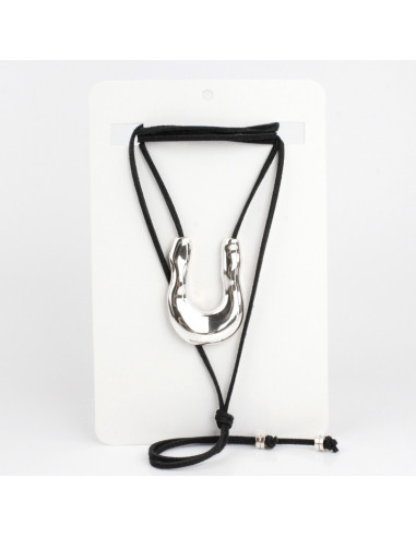 Collar de Gamuza y Dije | Infinita Moda