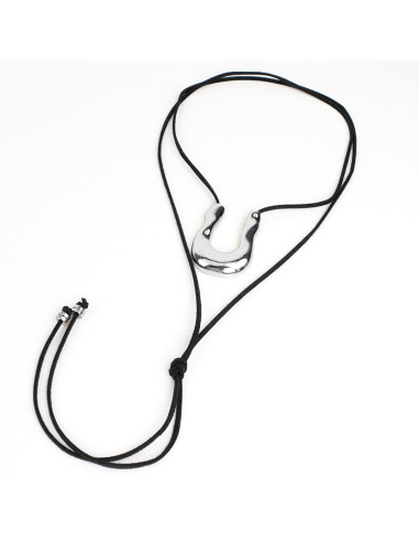 Collar de Gamuza y Dije | Infinita Moda