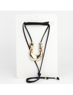 Collar de Gamuza y Dije | Infinita Moda