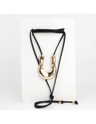 Collar de Gamuza y Dije | Infinita Moda