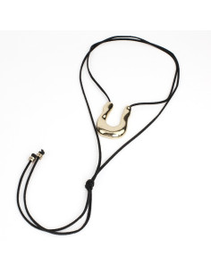 Collar de Gamuza y Dije | Infinita Moda