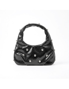 Cartera & Mini Bag de PU Silver Dots