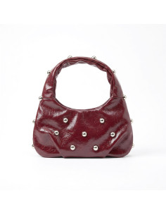 Cartera & Mini Bag de PU Silver Dots