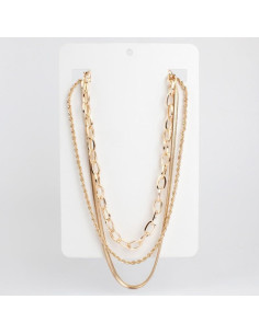 Collar Triple de Cadenas | Infnita Moda