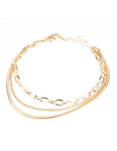 Collar Triple de Cadenas | Infnita Moda