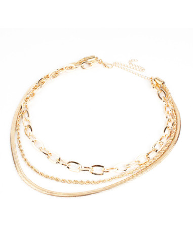 Collar Triple de Cadenas | Infnita Moda