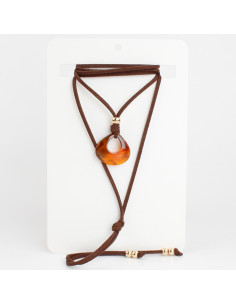 Collar Corbatero de Gamuza | Infinita Moda