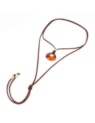 Collar Corbatero de Gamuza | Infinita Moda