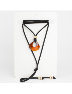 Collar Corbatero de Gamuza | Infinita Moda