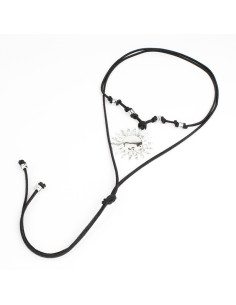 Collar de Gamuza y Dije Boho