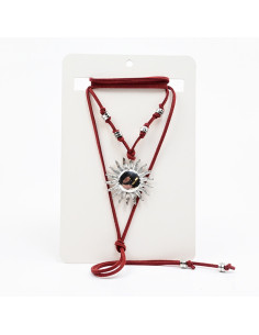 Collar de Gamuza y Dije Boho