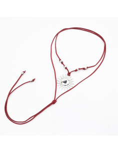 Collar de Gamuza y Dije Boho