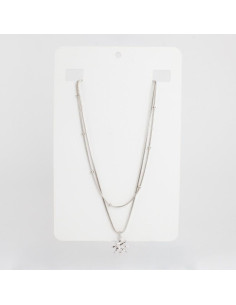Collar Doble y Dije | Infinita Moda