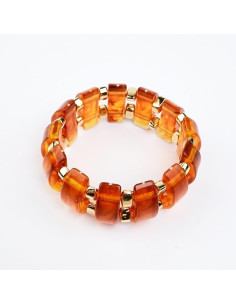 Pulsera Elástica de Acrílico | Infinita Moda