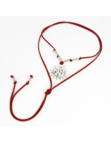 Collar de Gamuza y Sol | Infinita Moda