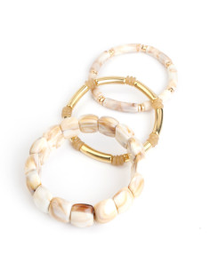 Pulsera set x3 Elásticas | Infinita Moda